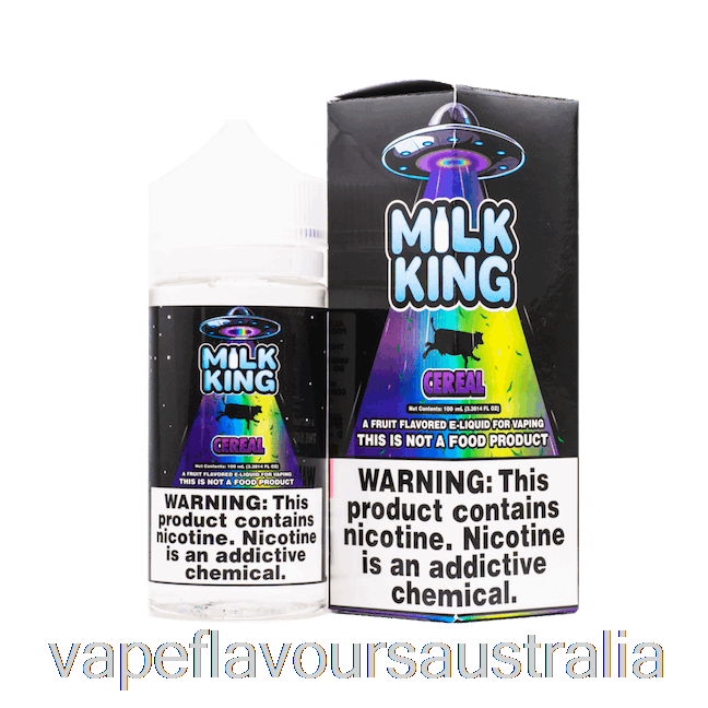 Vape Nicotine Australia Cereal - Milk King - 100mL 0mg